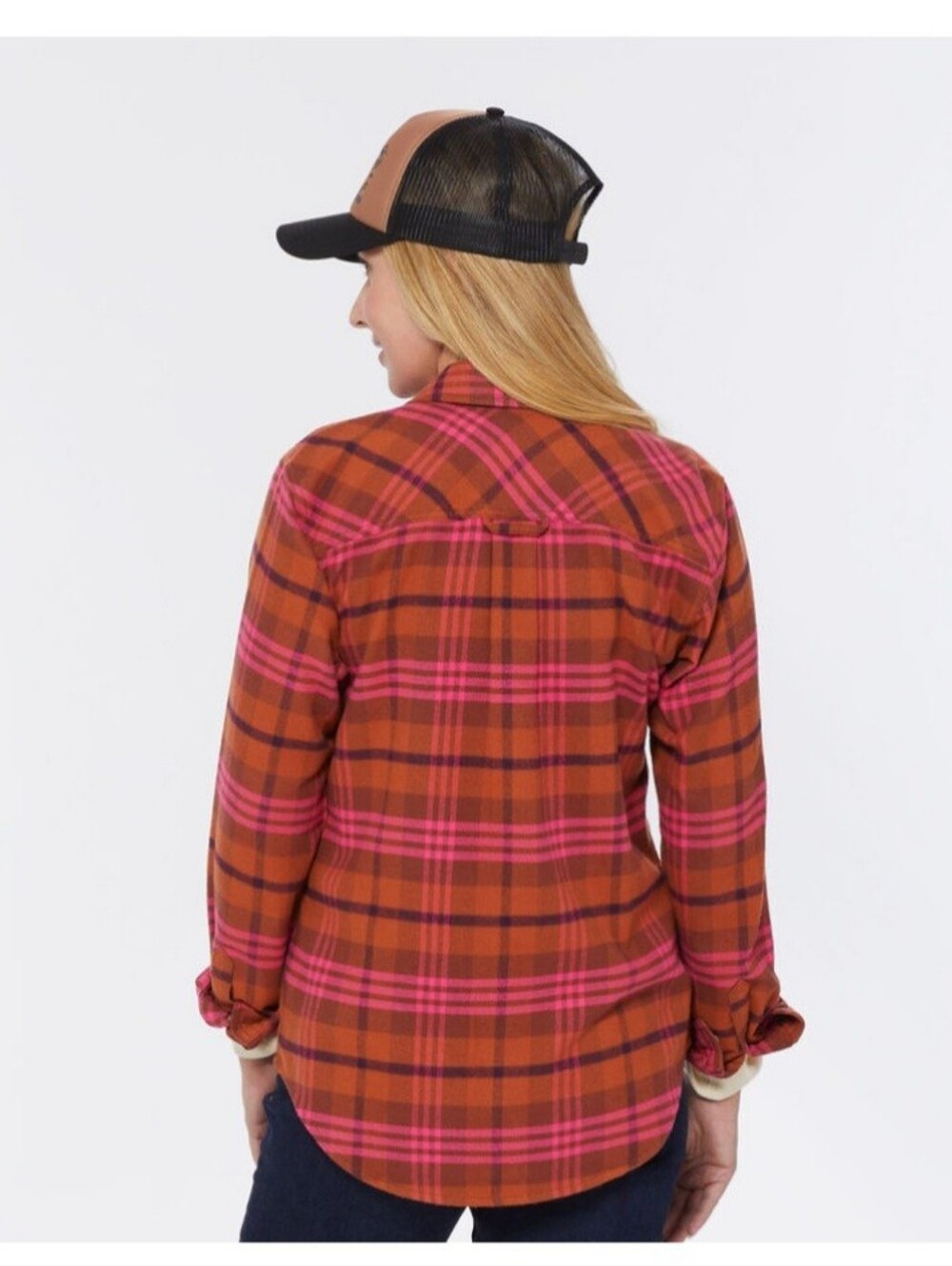 Duluth Trading Co Folklore Flannel Button Up Shirt - Picture 9 of 10
